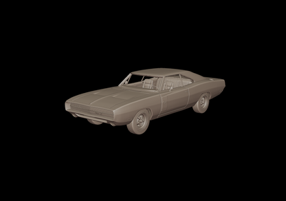 dodge charger 440 R/T 1970 3D PRINT MODEL
