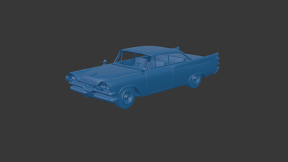 DODGE CORONET LANCER 1957 TWO DOORS 3D PRINT MODEL