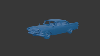 DODGE CORONET LANCER 1957 FOUR DOORS 3D PRINT MODEL
