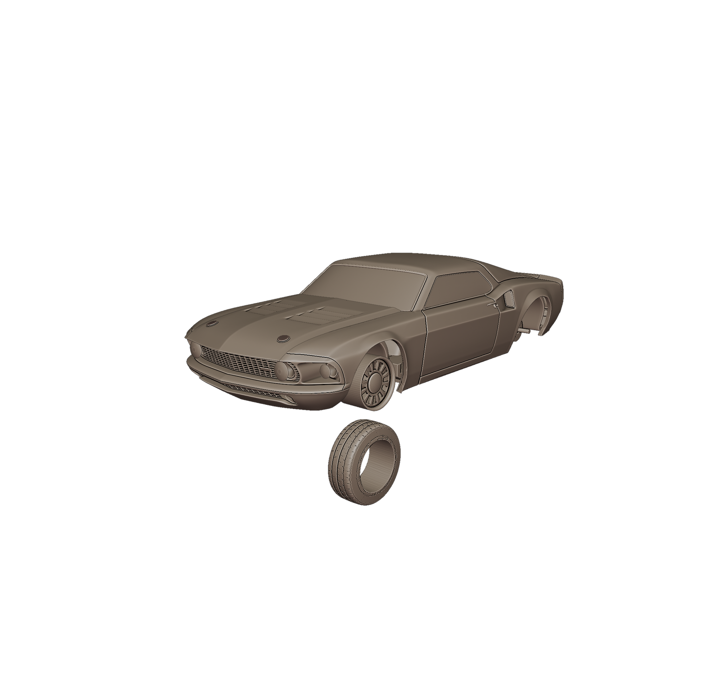 mach forty 1969 3d print model