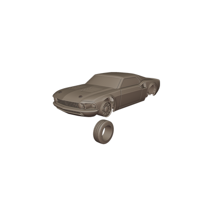 STL FILE mach forty 1969 3d print model - ARTISTIT