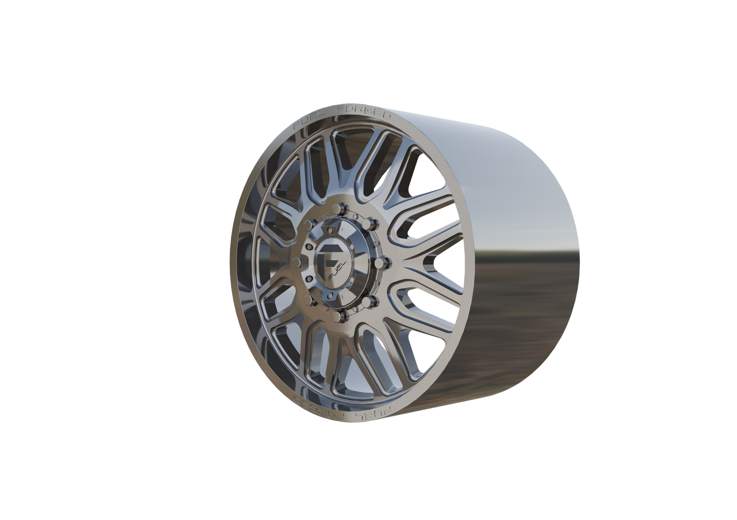 FUEL OFF-ROAD FRONT FFC66 WHEEL 3D PRINT MODEL