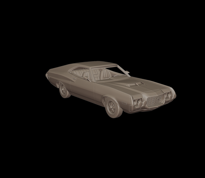 1972 Ford Gran Torino Sport 3D PRINT MODEL