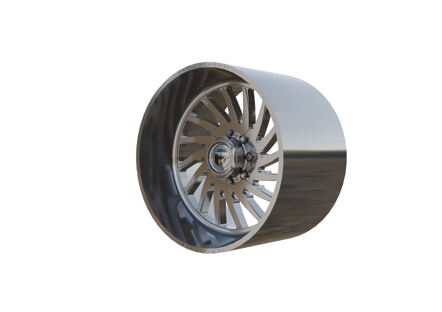 FUEL OFF-ROAD FFC110 SHANK CONCAVE WHEEL 3D PRINT MODEL