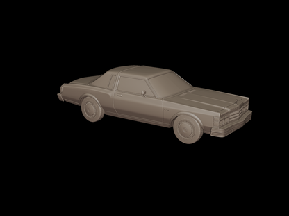 Crysler lebaron 1979 3d print model