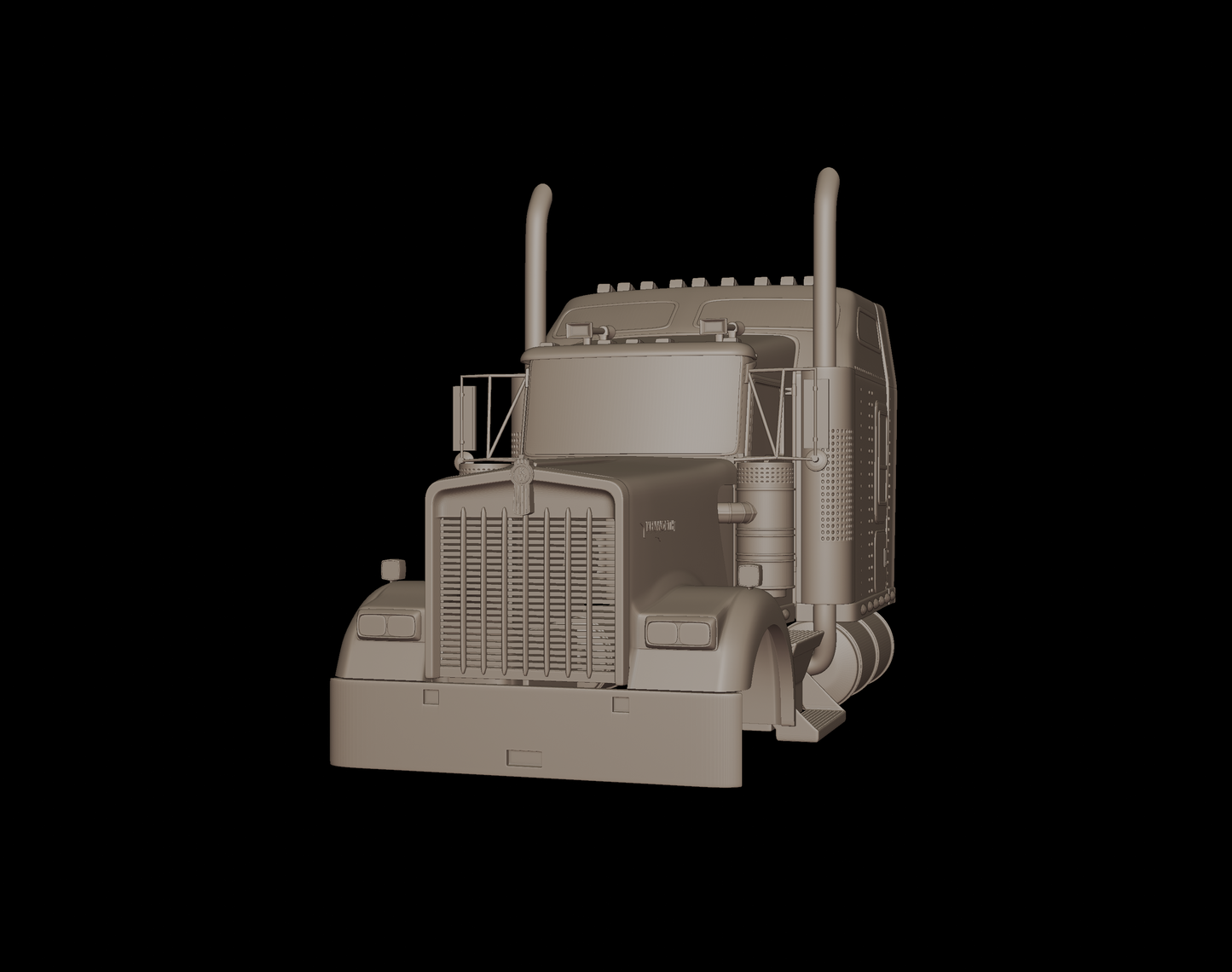 kenworth_w900 2006 3d print model