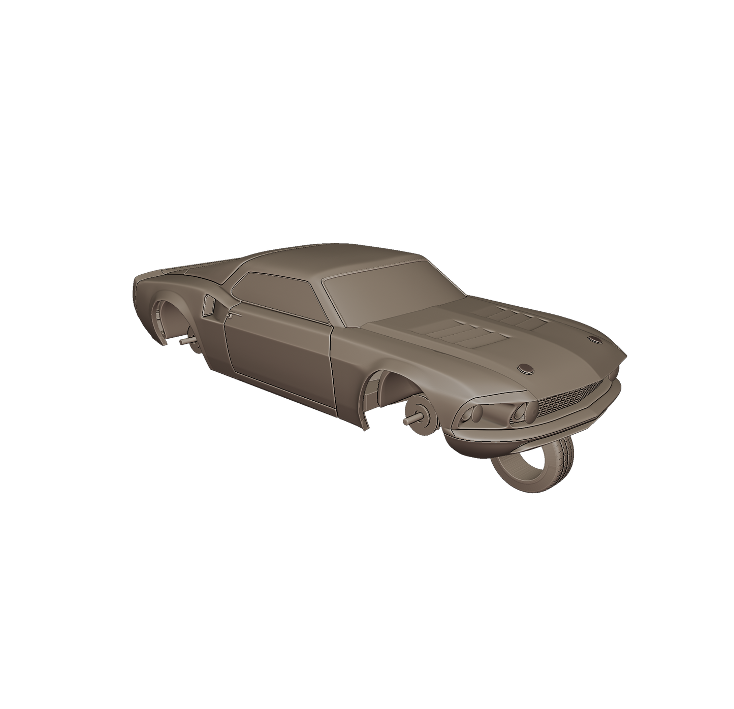 mach forty 1969 3d print model
