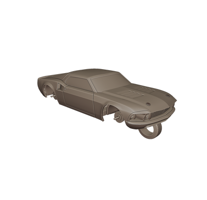 STL FILE mach forty 1969 3d print model - ARTISTIT