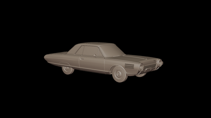 STL FILE Chrysler Turbine 1963 3D PRINT MODEL - ARTISTIT