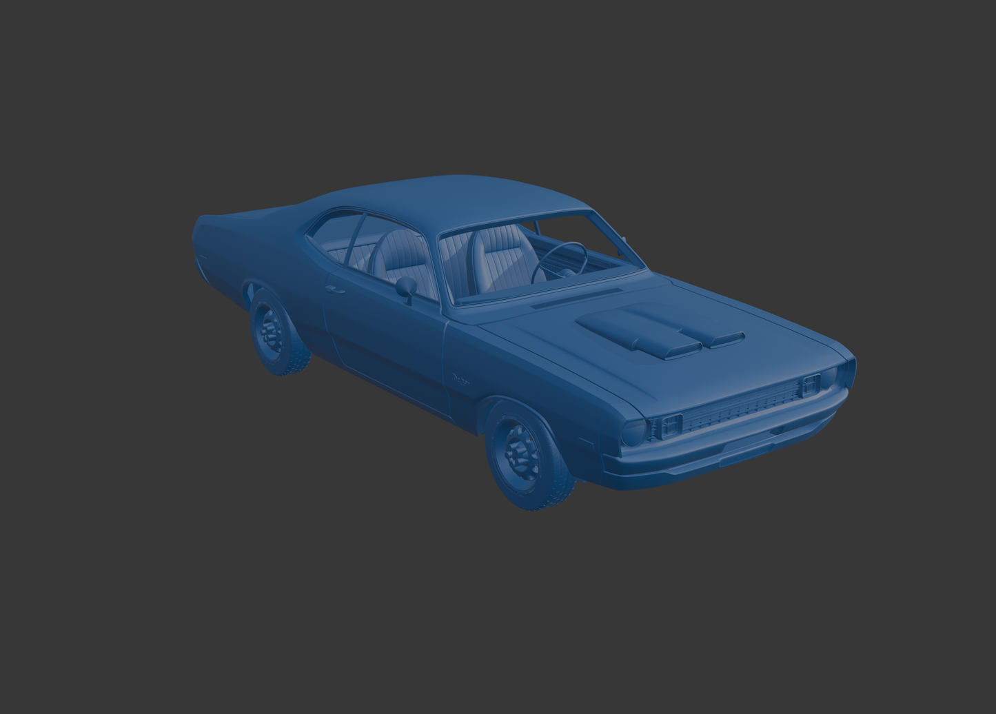 DODGE DART DEMON 340 1972 3D PRINT MODEL