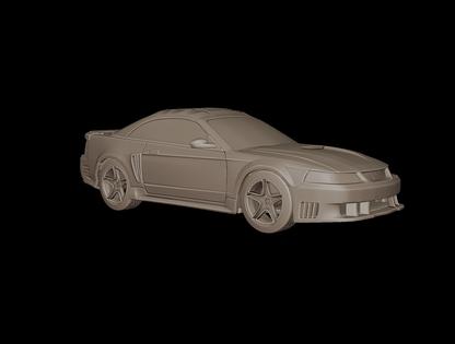 STL FILE ford mustang saleen 2001 3d print model - ARTISTIT