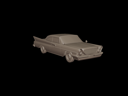 chrysler newport hardtop sedan 2 doors 1961 3d print model