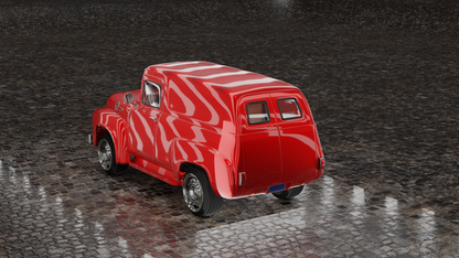 STL FILE 1956 Ford F100 Panel Truck - ARTISTIT