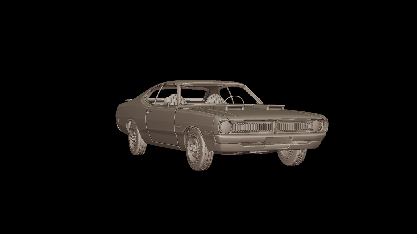 DODGE DEMON 1971 3D PRINT MODEL