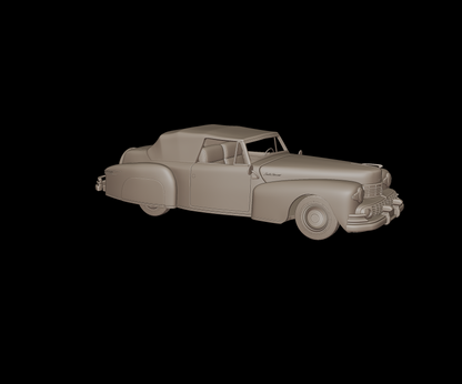 lincoln  Continental Convertible 1947 3d print model