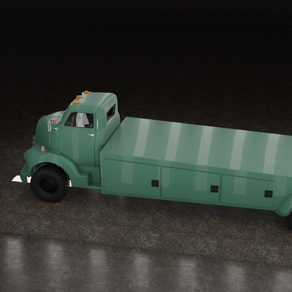 STL FILE CHEVROLET COE TRUCK 1949 V2 - ARTISTIT