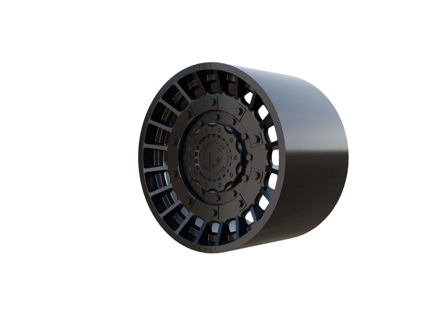 FUEL OFF-ROAD MILITIA WHEEL 3D PRINT MODEL