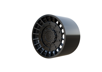 FUEL OFF-ROAD MILITIA WHEEL 3D PRINT MODEL