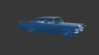 DODGE CORONET LANCER 1957 FOUR DOORS 3D PRINT MODEL