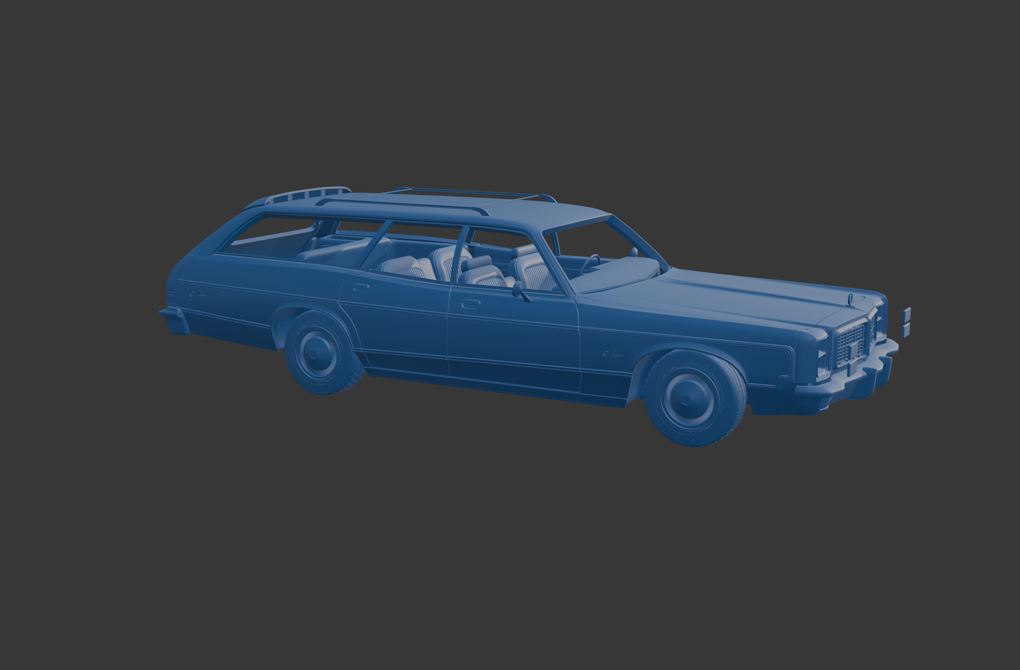 Dodge Monaco Station Wagon 1977 3D PRINT MODEL