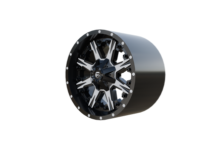 FUEL OFF-ROAD NUTZ WHEEL 3D PRINT MODEL