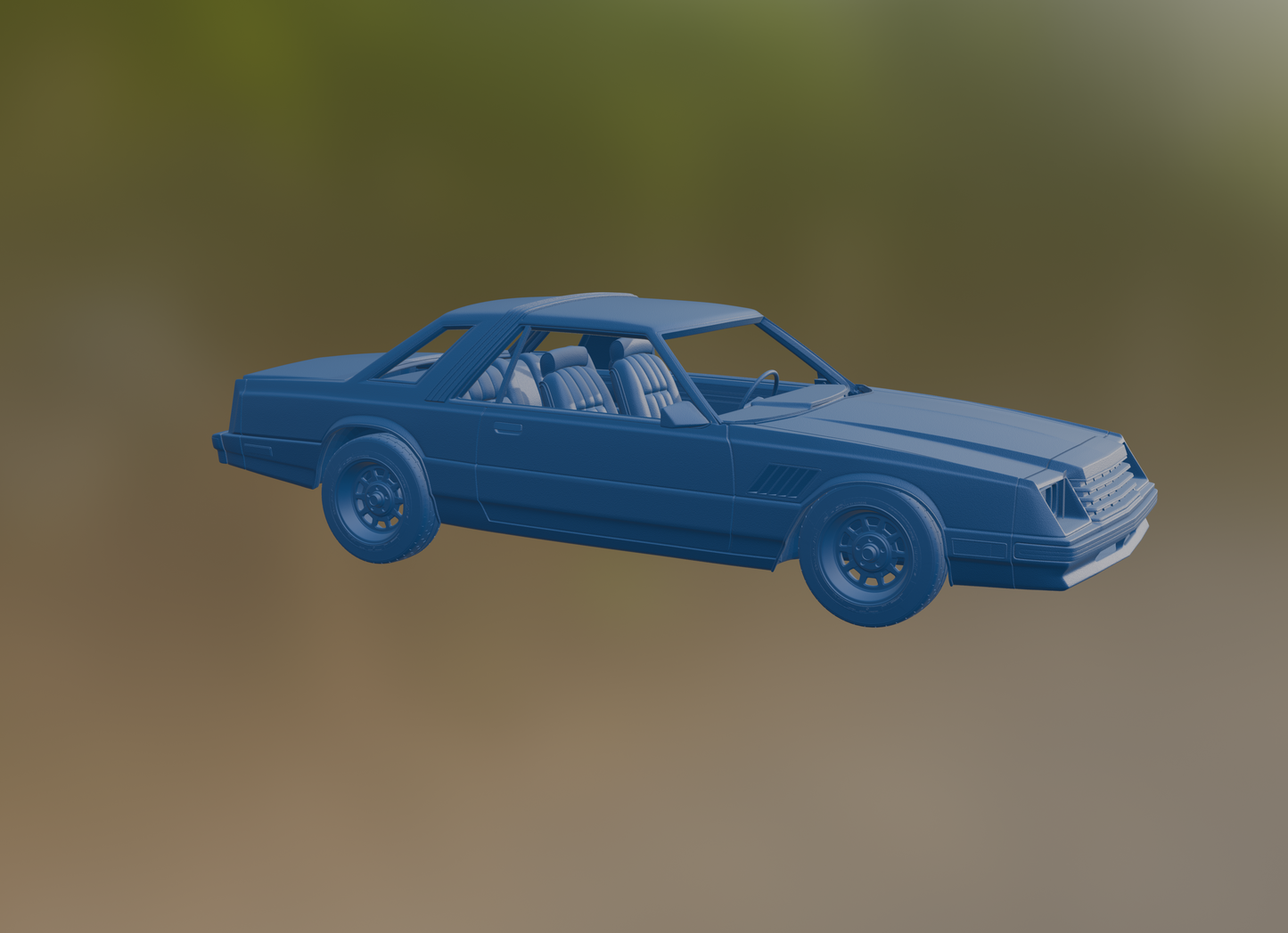 DODGE MIRADA 440 1980 3D PRINT MODEL