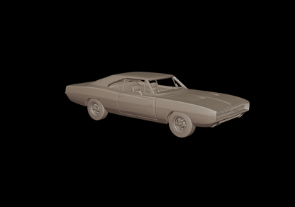 dodge charger 440 R/T 1970 3D PRINT MODEL