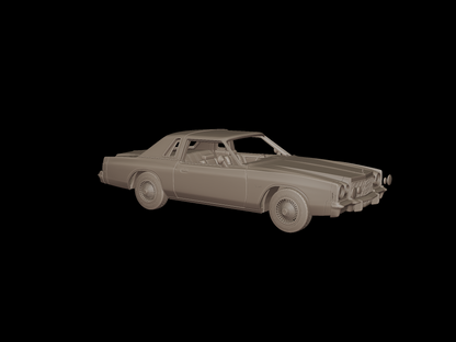 crysler cordoba 1975 3d print model