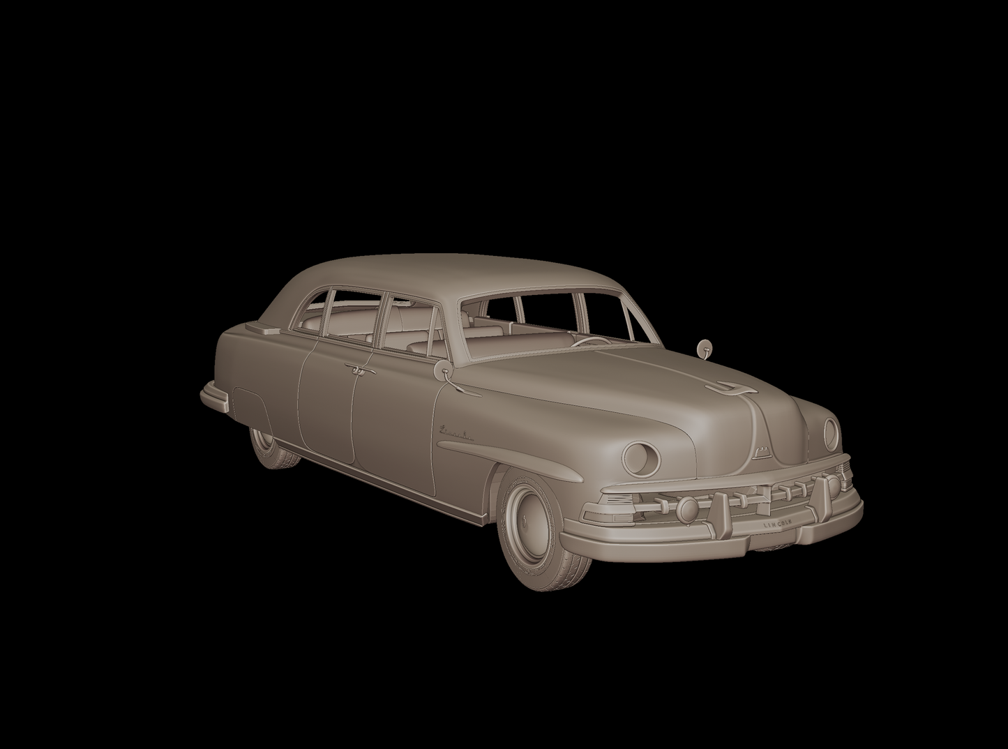 lincoln Cosmopolitan Presidential Limousine 1950  3d print model