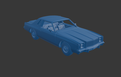CHRYSLER CORDOBA 1979 3D PRINT MODEL