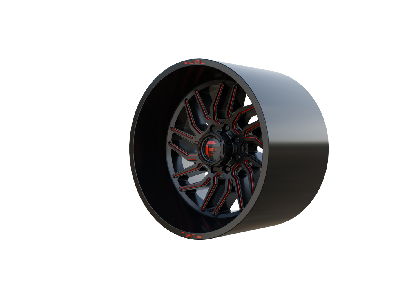 FUEL OFF-ROAD HURRICANE WHEEL 3D PRINT MODEL
