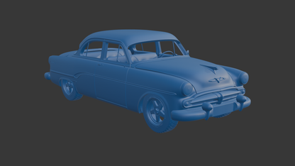 DODGE CORONET 1954 TWO DOORS 3D PRINT MODEL