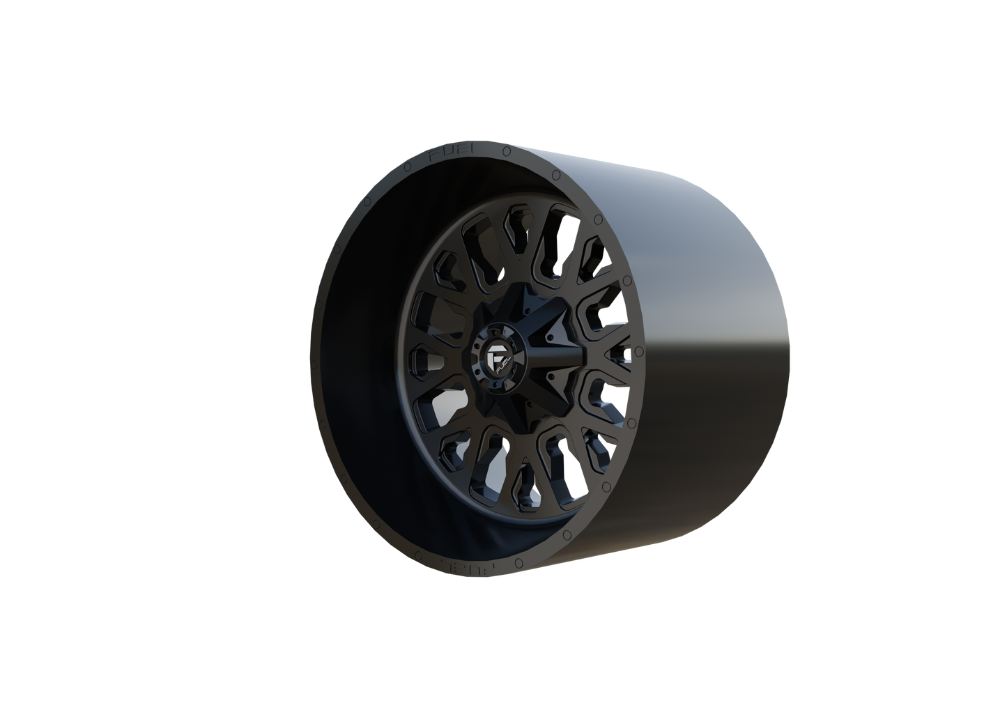 FUEL OFF-ROAD STROKE WHEEL 3D PRINT MODEL