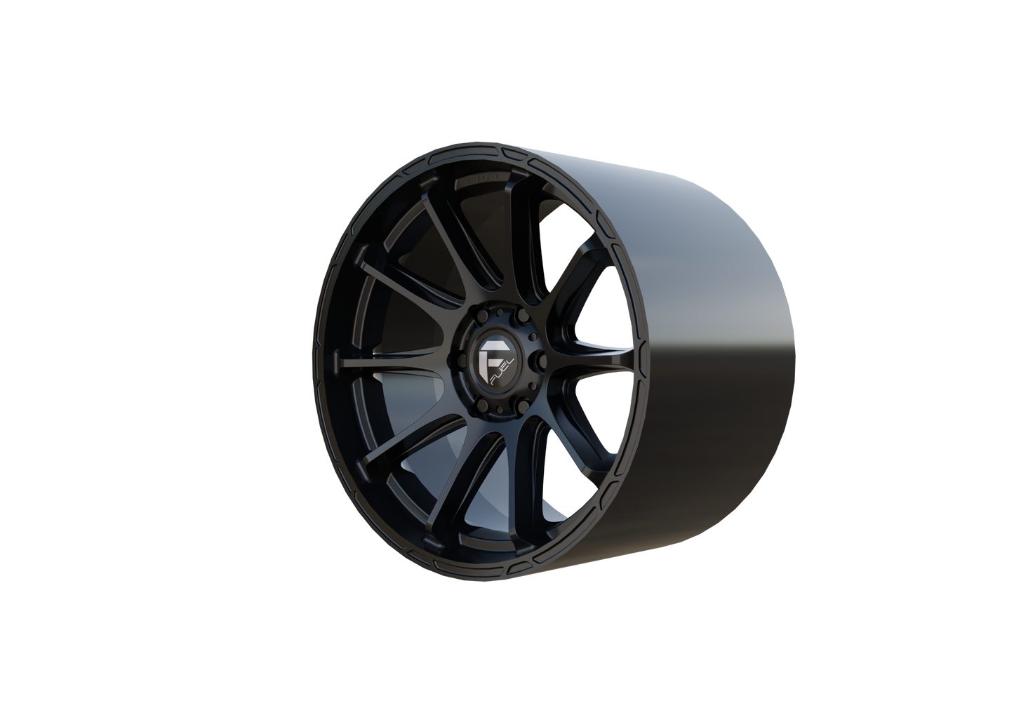 FUEL OFF-ROAD VARIANT WHEEL 3D PRINT MODEL