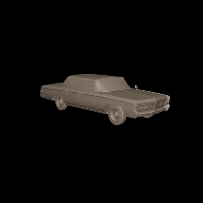 Chrysler Imperial Crown 1965 3D PRINT MODEL