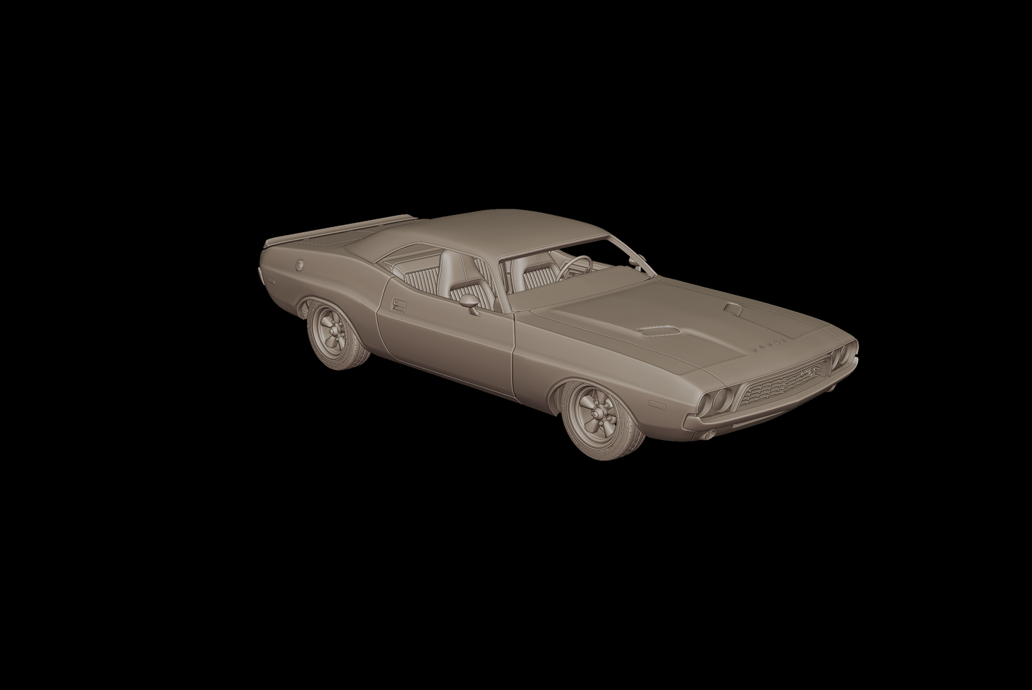 Challenger 440 1973 3D PRINT MODEL