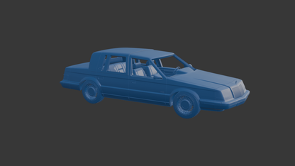CHRYSLER IMPERIAL 1990 3D PRINT MODEL