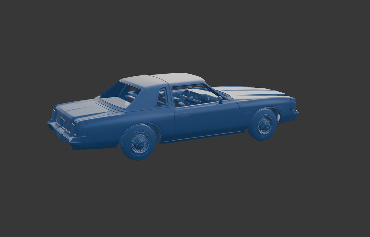 CHRYSLER CORDOBA 1979 3D PRINT MODEL