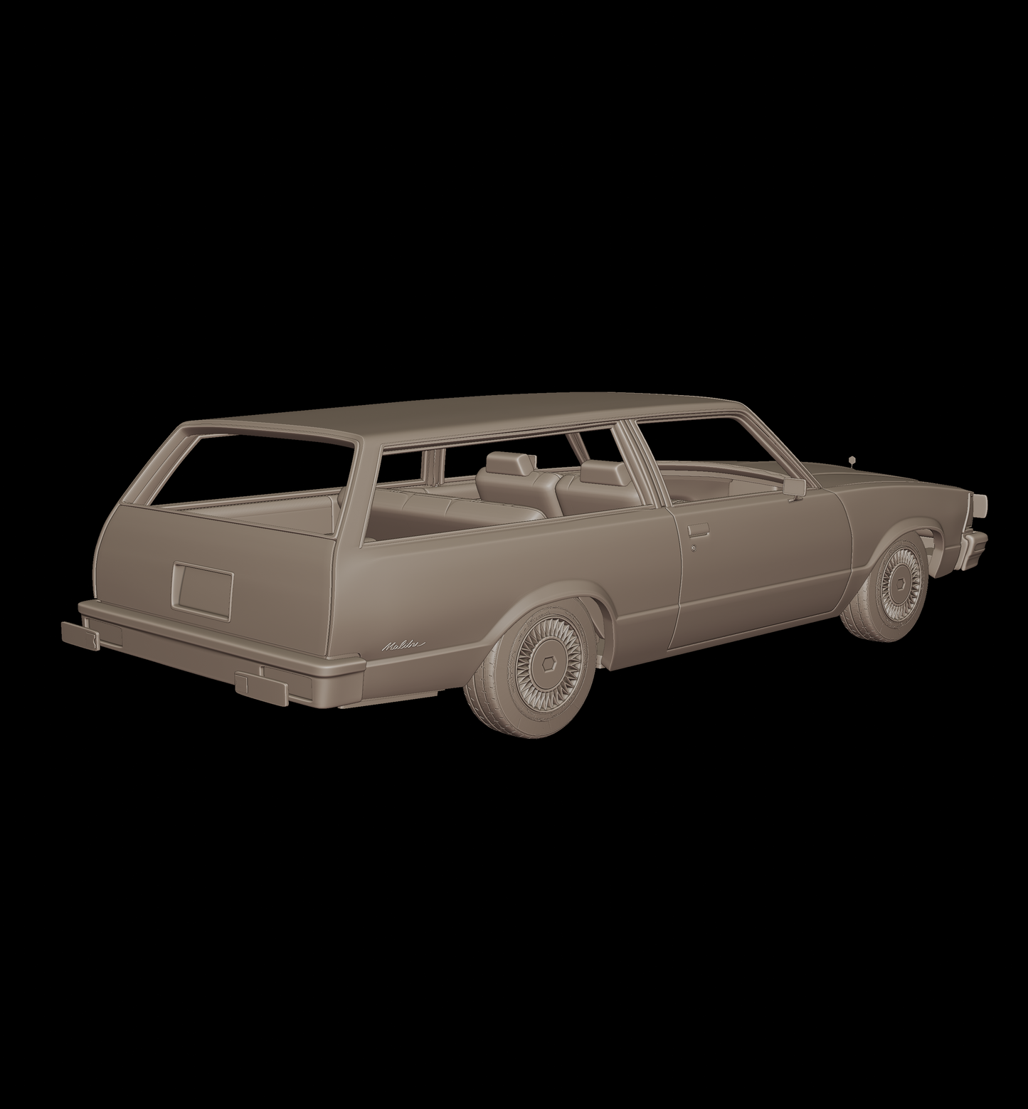 chevrolet malibu classic 1980 two doors wagon