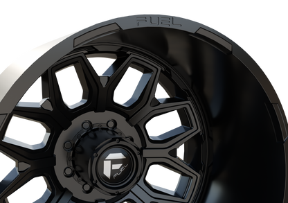 FUEL OFF-ROAD REAR FLUX DUALLY WHEEL 3D PRINT MODEL