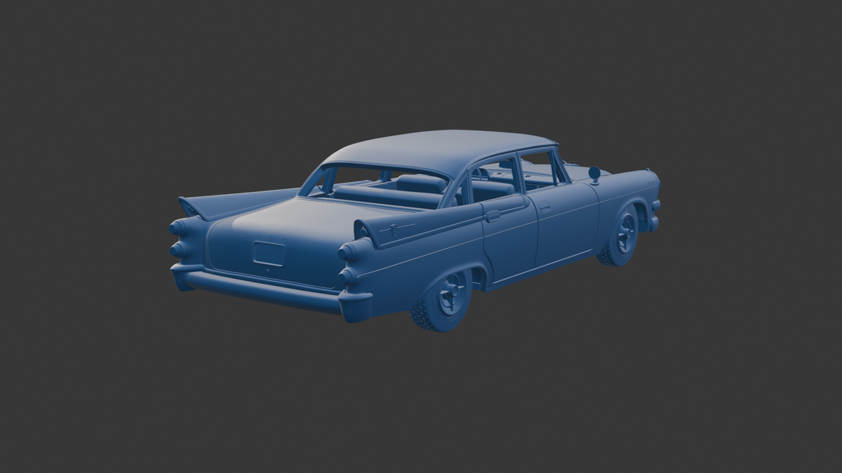 DODGE CORONET LANCER 1957 FOUR DOORS 3D PRINT MODEL