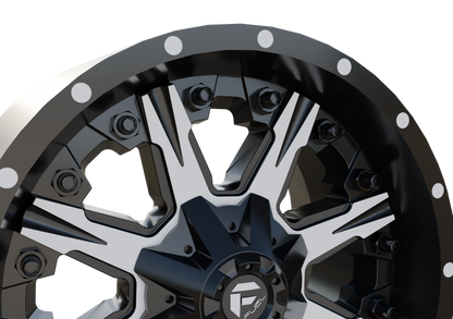 FUEL OFF-ROAD NUTZ WHEEL 3D PRINT MODEL
