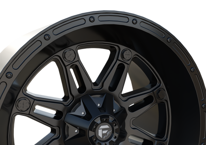 FUEL OFF-ROAD HOSTAGE WHEEL 3D PRINT MODEL