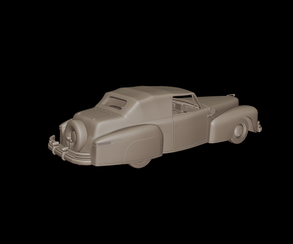 lincoln  Continental Convertible 1947 3d print model