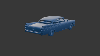 DODGE CORONET LANCER 1957 TWO DOORS 3D PRINT MODEL