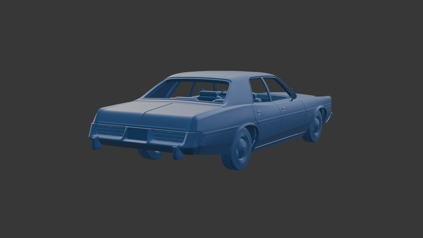 DODGE MONACO 1977 FOUR-DOOR 3D PRINT MODEL