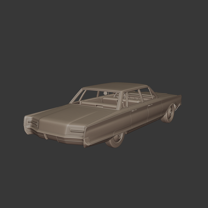 Chrysler new yorker 1966 3D PRINT MODEL
