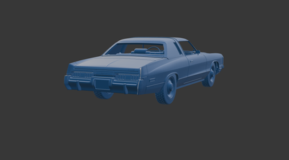 DODGE MONACO 1977 TWO-DOOR 3D PRINT MODEL