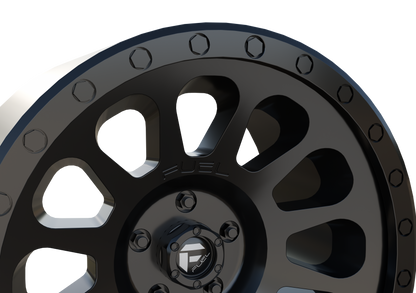 FUEL OFF-ROAD VECTOR WHEEL 3D PRINT MODEL