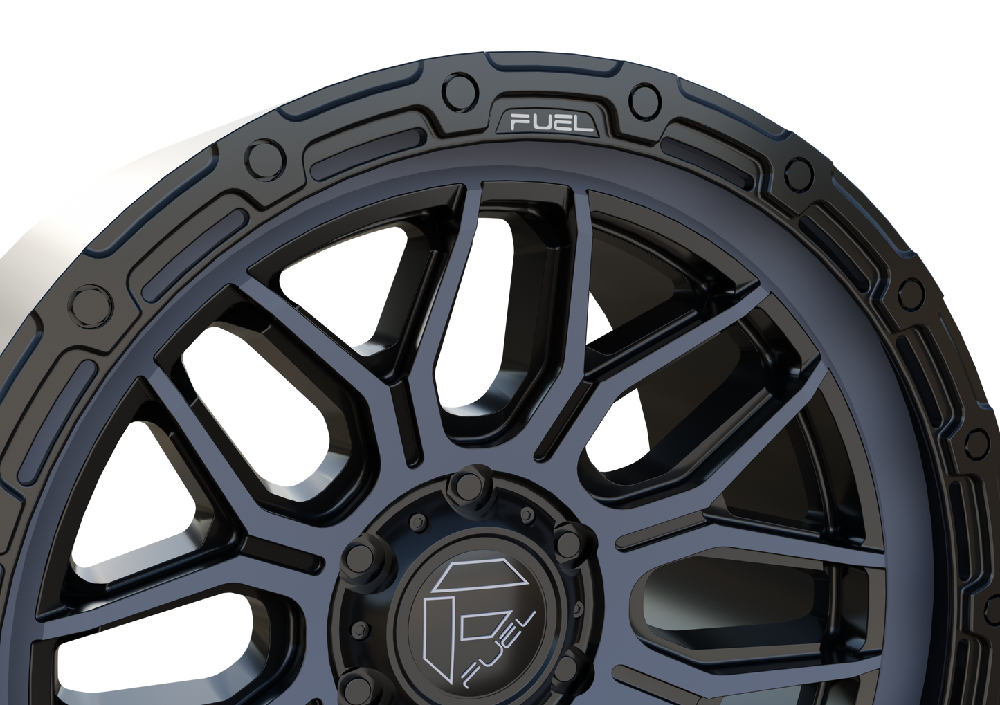 FUEL OFF-ROAD SURGE WHEEL 3D PRINT MODEL
